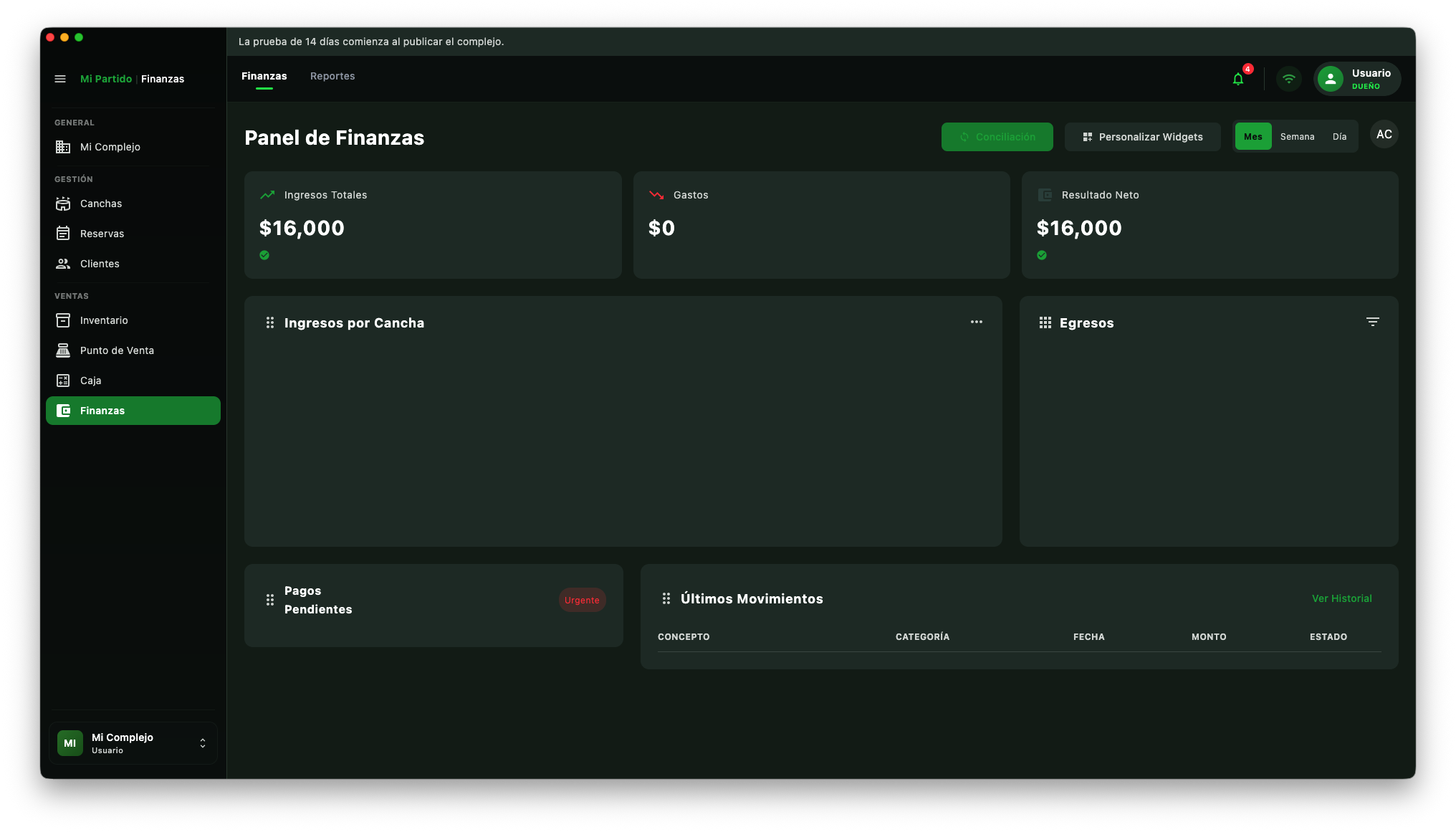 Activás el complejo